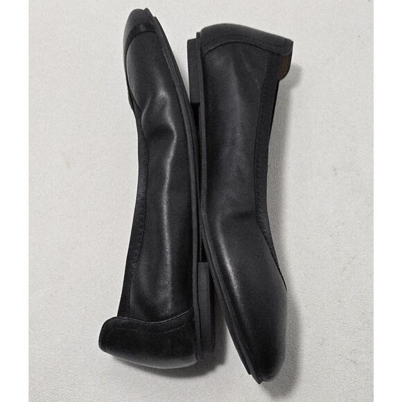 Vionic Caroll Ballet Flats Shoes Womens Black Leather Casual Slip Ons Sz 8.5 - Picture 5 of 8